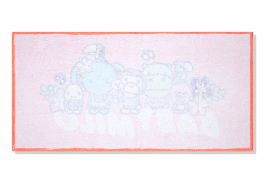 新品 正規品 アベイシングエイプ BAPE MILO マイロ柄 大判バスタオル 100年以上続く老舗タオルメーカーが製造した「A BATHING APE