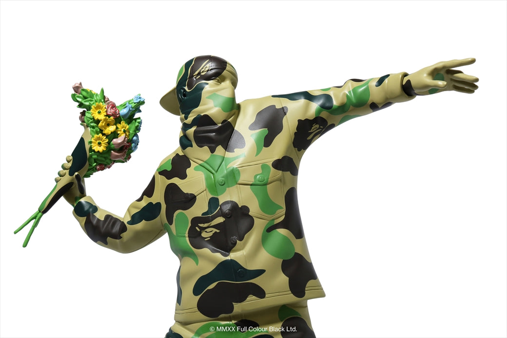 美術品/アンティークBRANDALISM × BAPE(R) FLOWER BOMBER　バンクシー