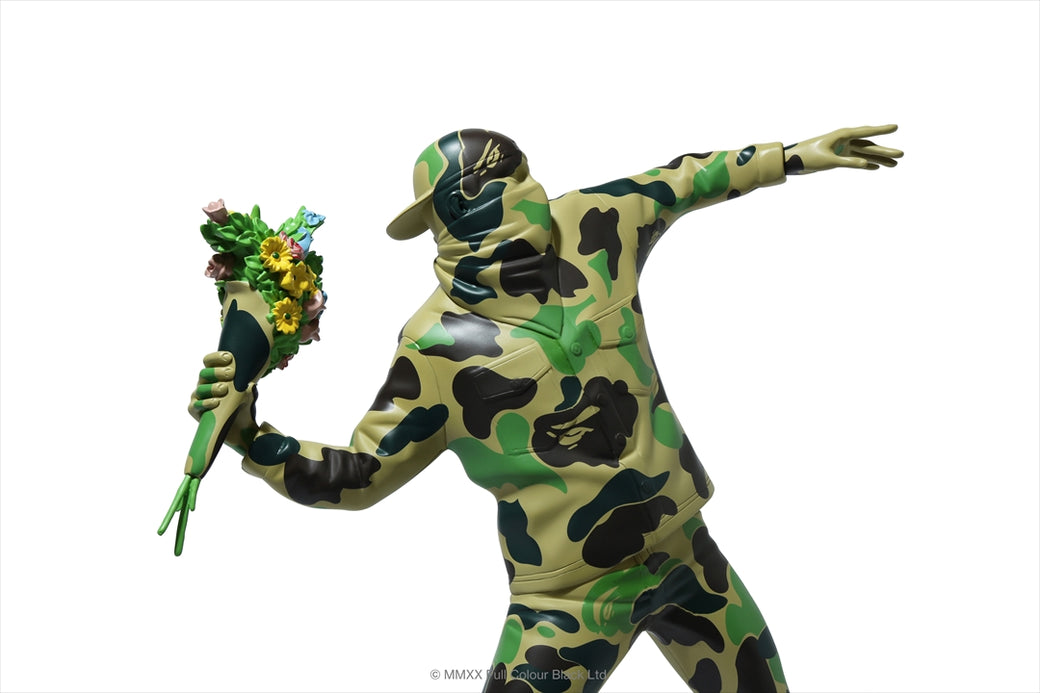 美術品/アンティークBRANDALISM × BAPE(R) FLOWER BOMBER　バンクシー