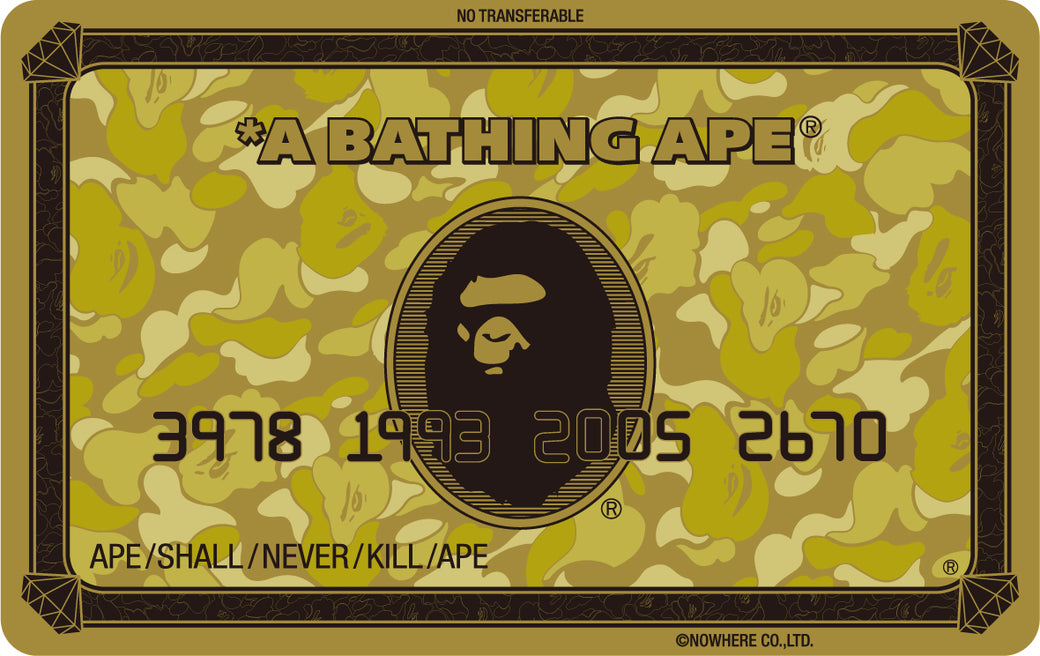 アクセサリーA BATHING APE BAPE©CARDメンバー限定特製 ペンダント